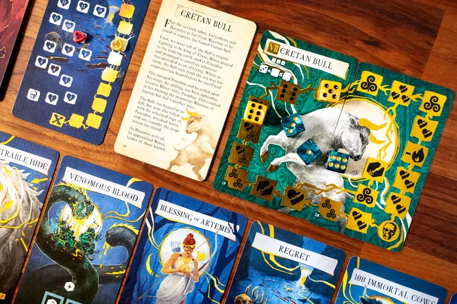 Dragon's Lair Hercules and the 12 Labors solospel mytologi