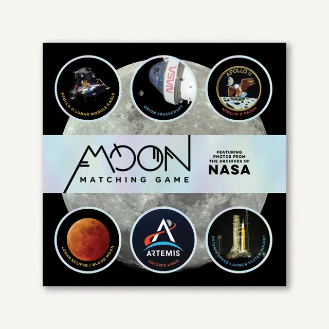 Games Room Moon Matching Game memoryspel 44 kort