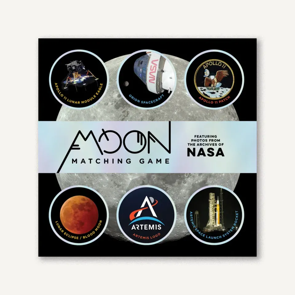 Games Room Moon Matching Game memoryspel 44 kort
