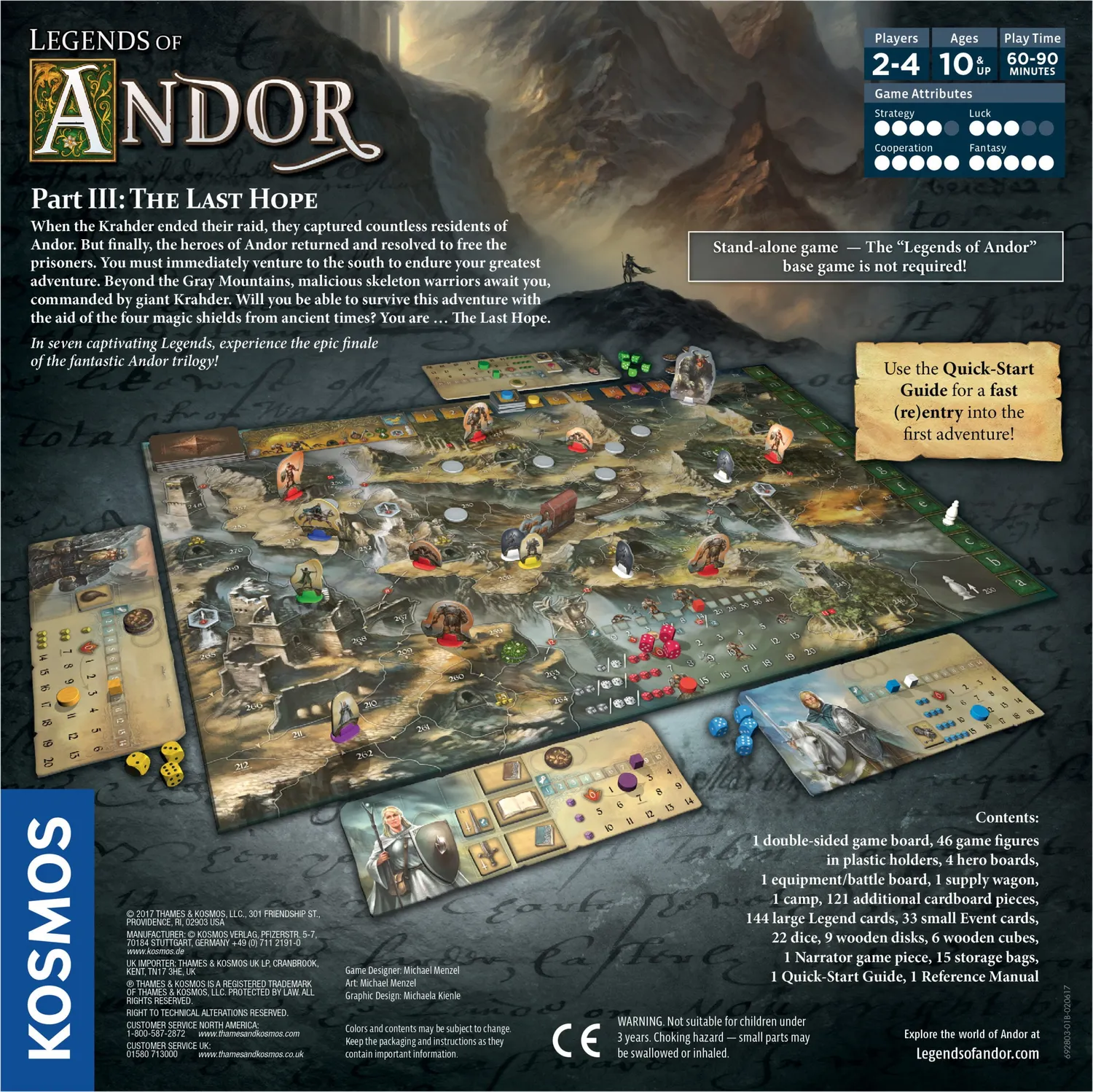 Kosmos Legends of Andor The Last Hope sällskapsspel
