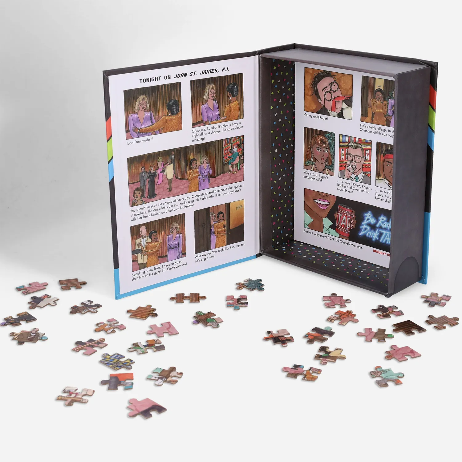 Games Room Puzzling Mysteries Death by Crab Leg pussel 500 bitar mysterie