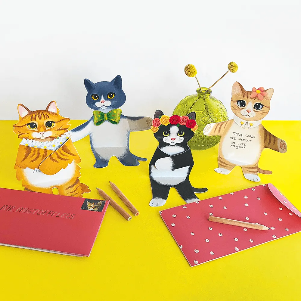 Games Room Kitten Cuddles kortset 12-pack katter kram