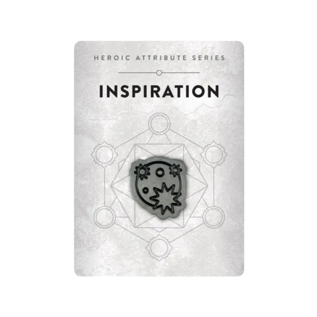 Orange Nebula Inspiration emaljpin Heroic Attribute