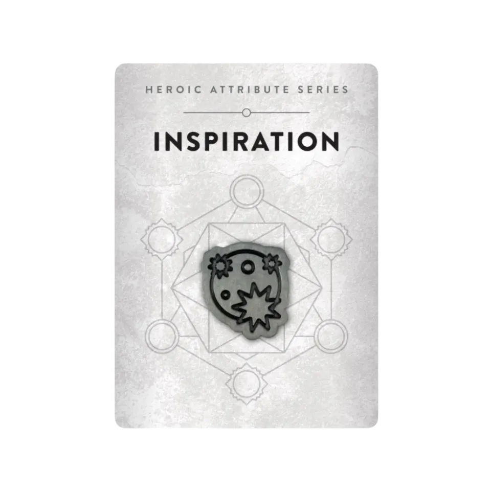Orange Nebula Inspiration emaljpin Heroic Attribute