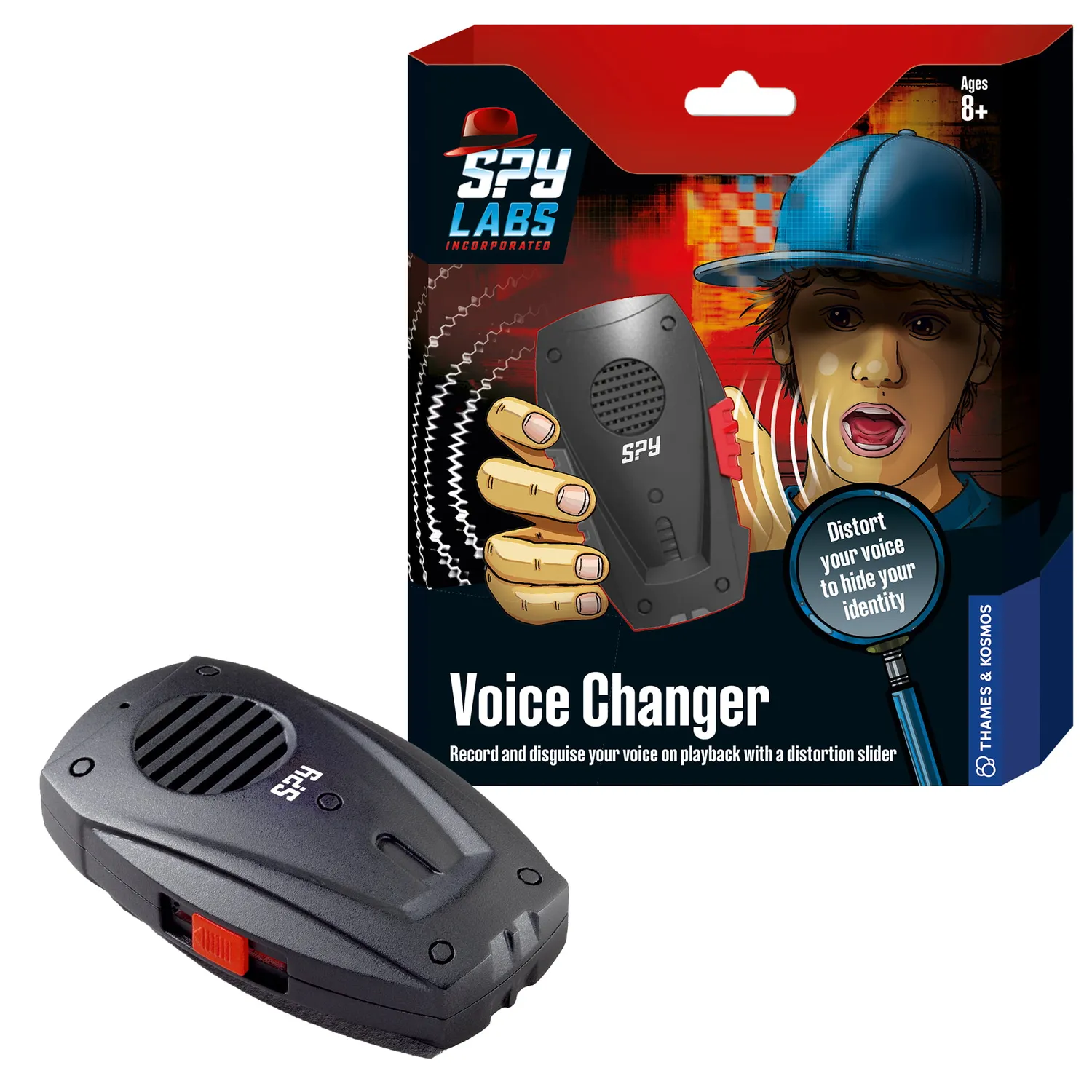 Kosmos Spy Labs Voice Changer röstförvrängare 12 sek