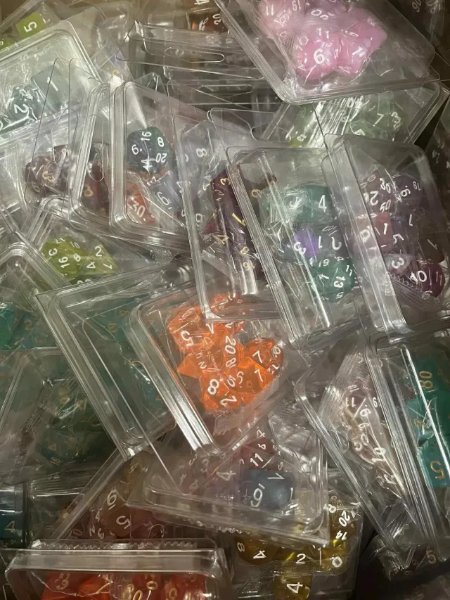 Dragon's Lair Role Playing Dice Set tärningsset plast slumpfärg