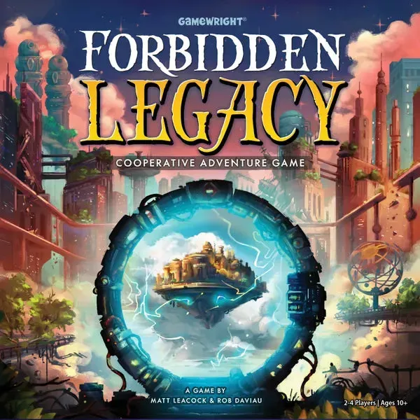 Forbidden Legacy kooperativt legacy-spel 2-4 spelare EN