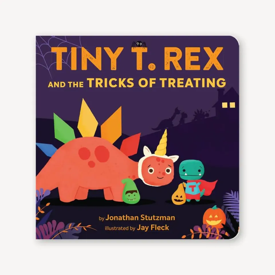 Games Room Tiny T. Rex Tricks of Treating bilderbok halloween
