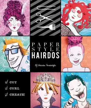 Games Room Paper Style Hairdos pysselbok frisyrer