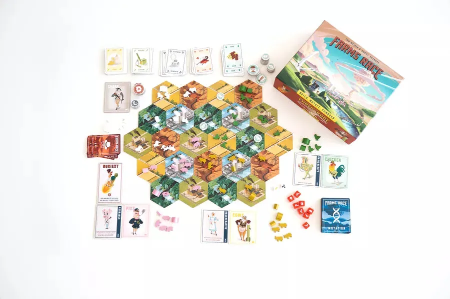 Dragon's Lair Farms Race brädspel 2–4 spelare satir