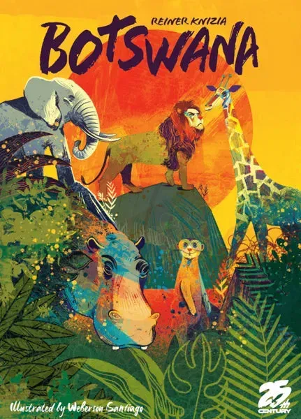 Dragon's Lair Botswana familjekortspel djur 2-5 spelare