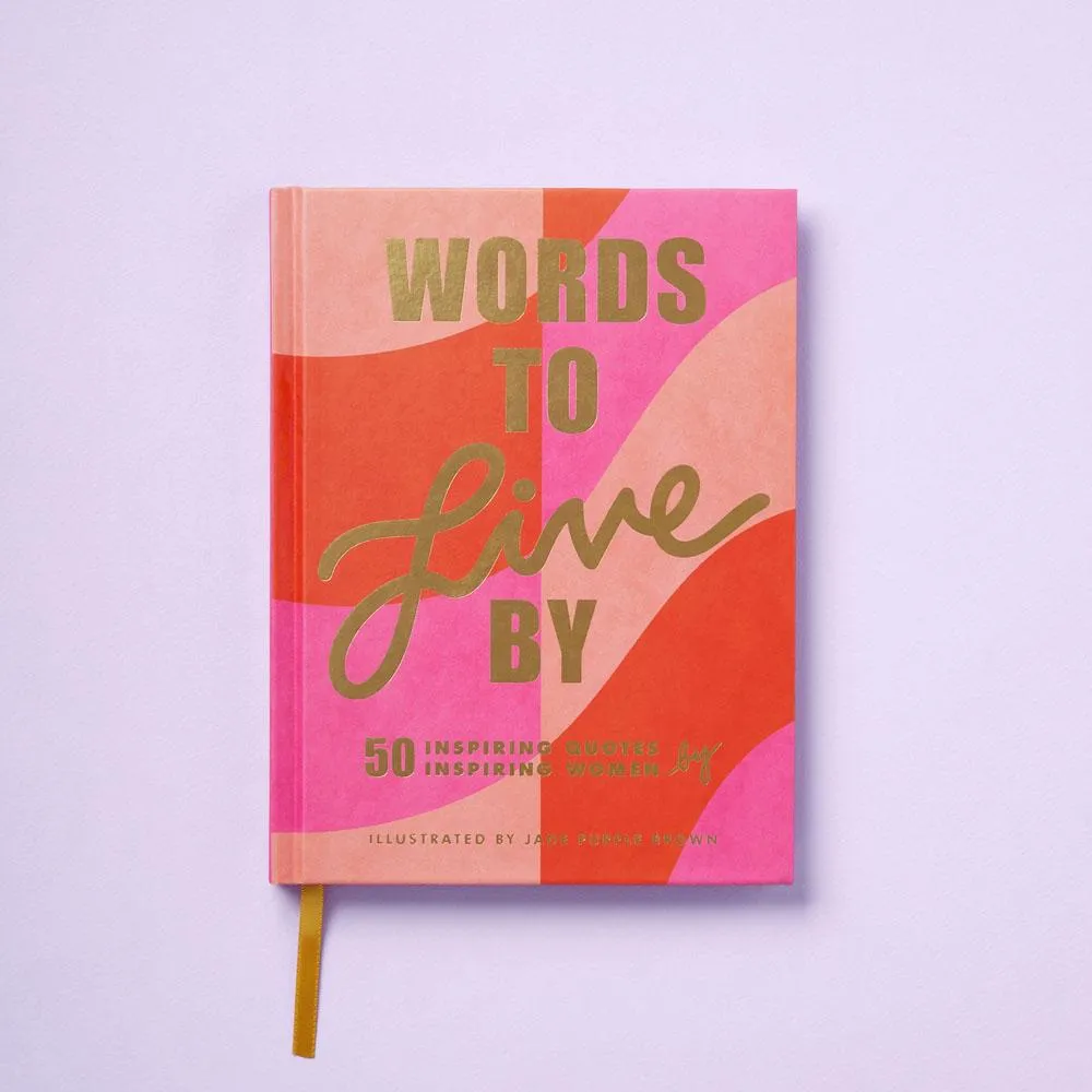 Words to Live By citatbok 50 kvinnor presentbok
