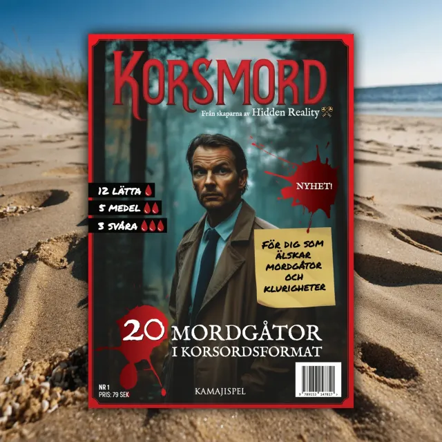 Hidden Reality Korsmord mordgåtor tidning 20 gåtor svenska