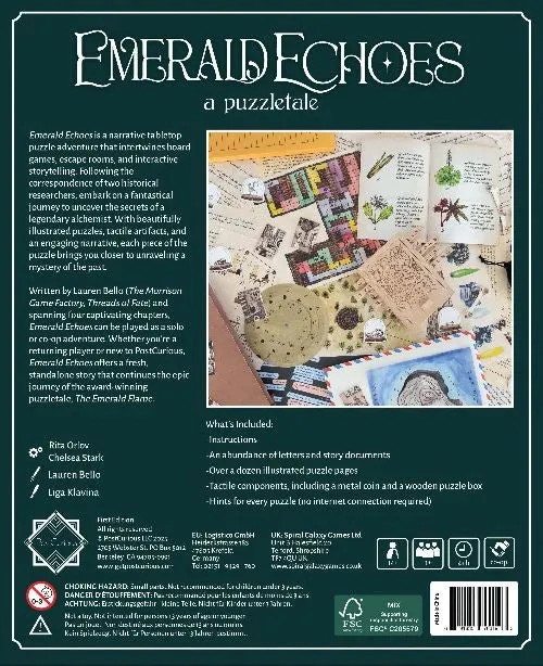 Dragon's Lair Emerald Echoes pusseläventyr escape room