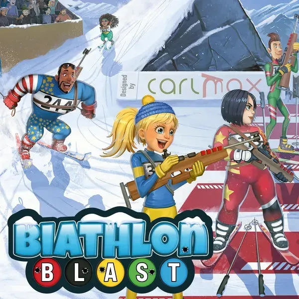 Dragon's Lair Biathlon Blast tävlingsspel 2-6 spelare