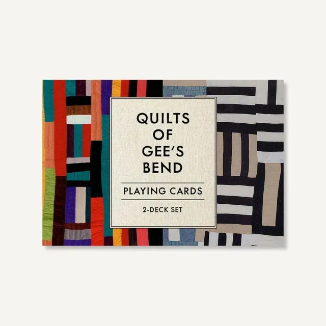 Games Room Quilts of Gee's Bend kortlek 2-pack konst