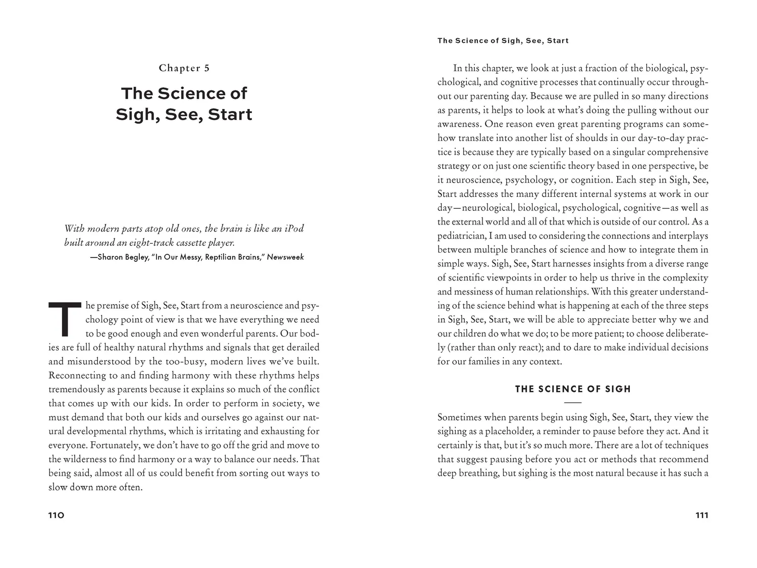 Chronicle Books Sigh See Start föräldrabok mindful pocket