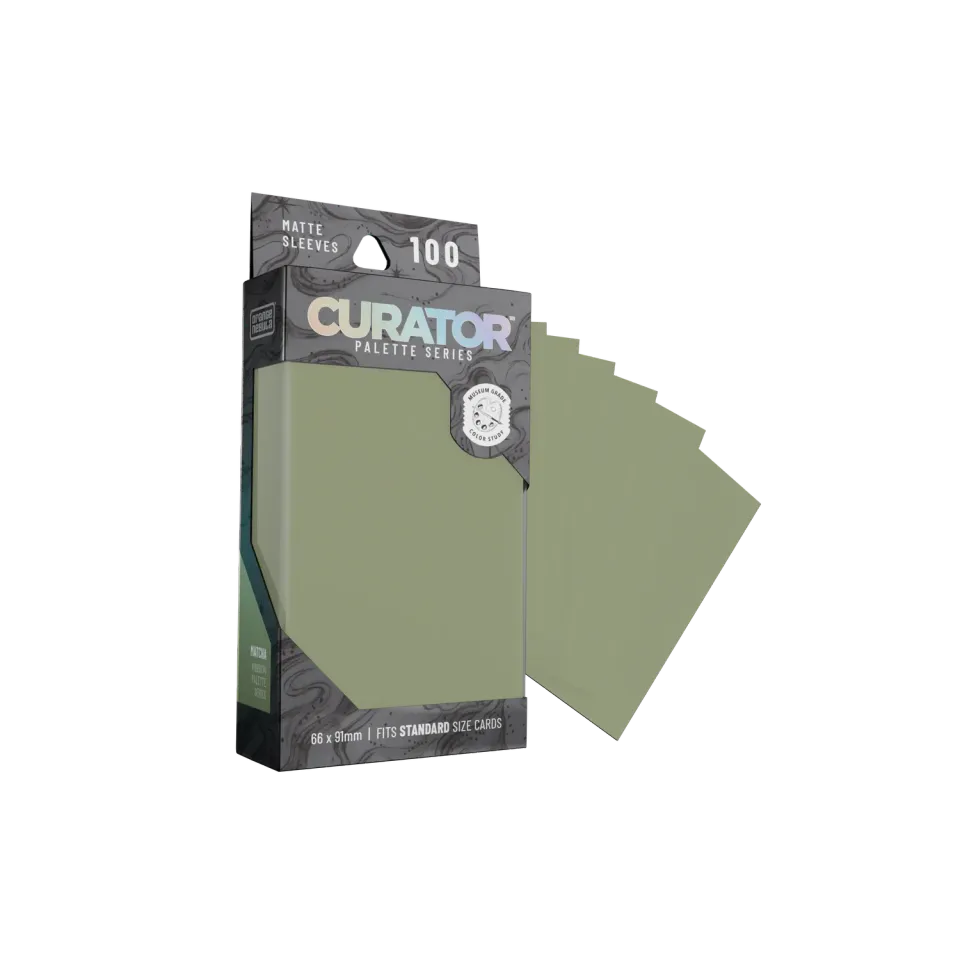 Orange Nebula Curator Palette Matcha kortfodral 100-pack grön