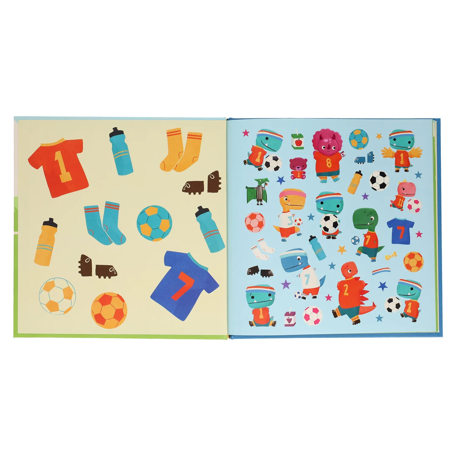 Games Room Tiny T. Rex Tries Soccer bilderbok fotboll