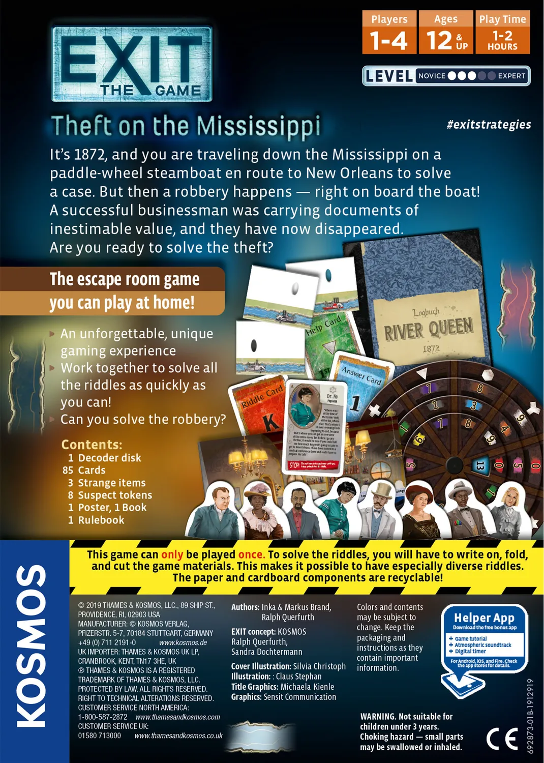 Kosmos EXIT Theft on the Mississippi escape-spel