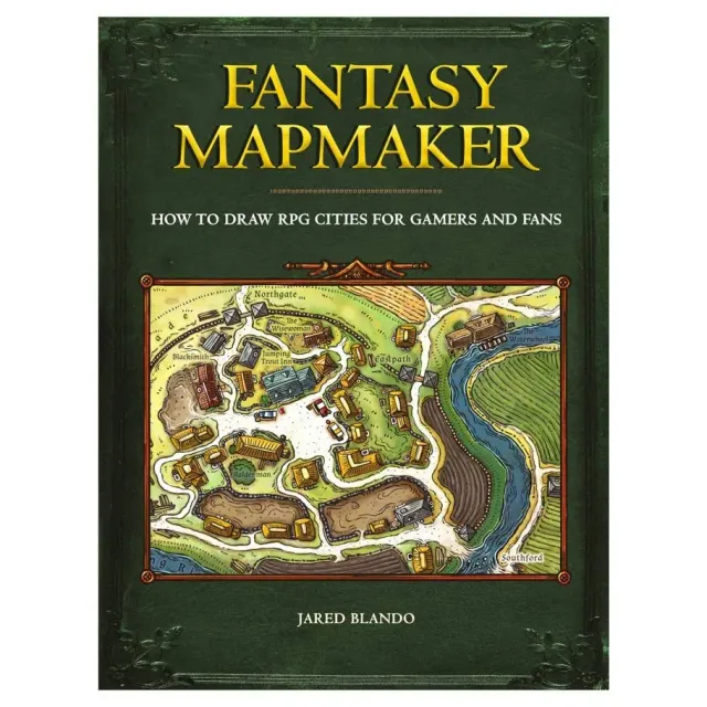 Dragon's Lair Fantasy Mapmaker teckningsbok fantasykartor