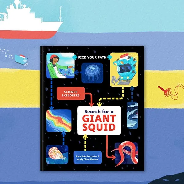 Games Room Search for a Giant Squid äventyrsbok