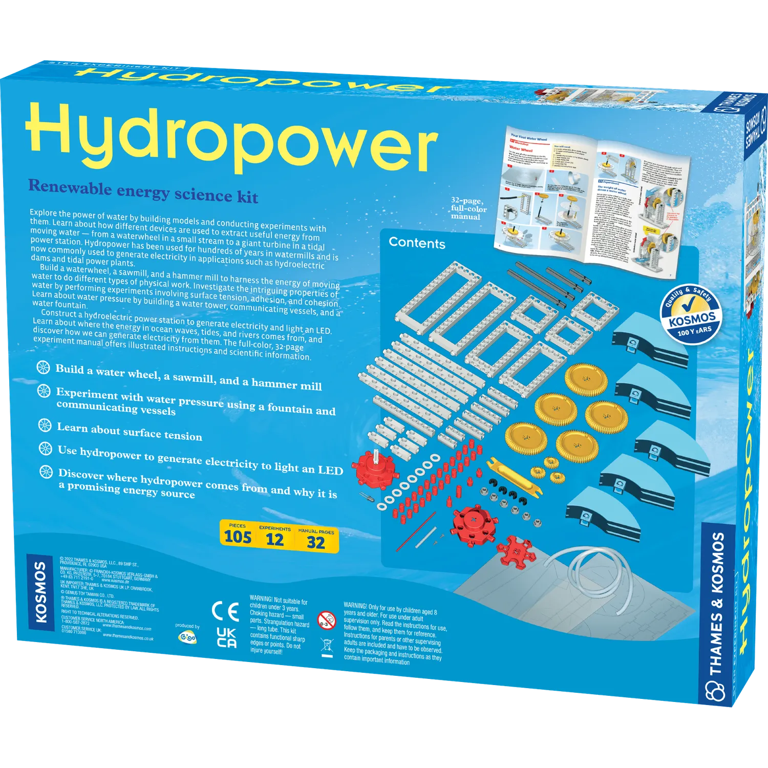 Kosmos Games Hydropower 624811 experimentset vattenkraft