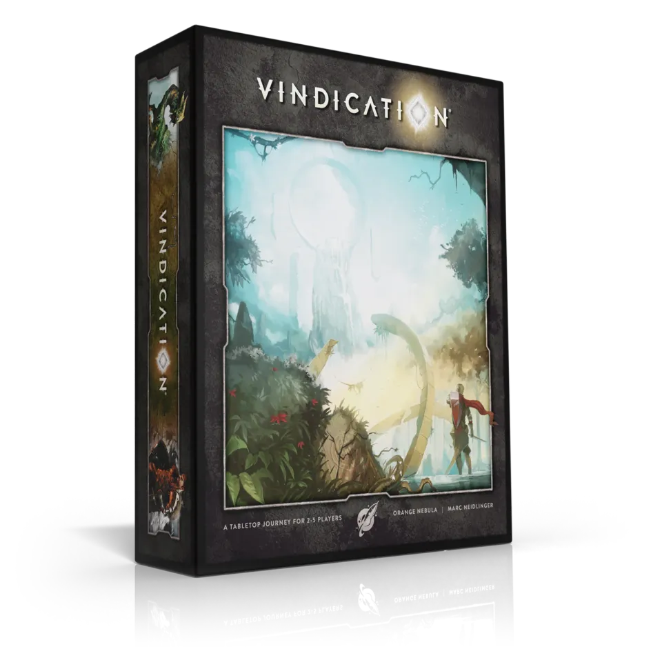 Orange Nebula Vindication Base Game brädspel grundspel 2-5 spelare