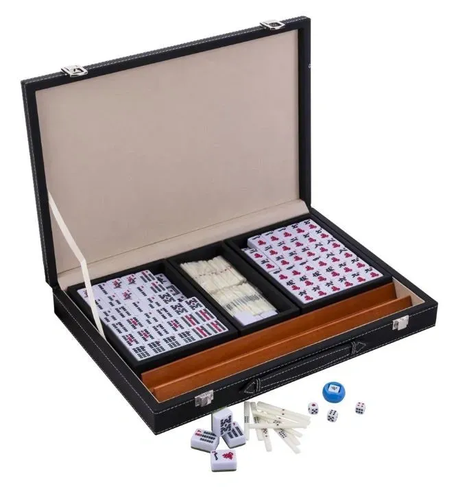 Dragon's Lair Mah Jong Set mahjongspel komplett väska