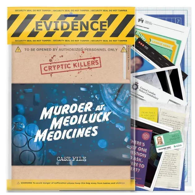 Dragon's Lair Cryptic Killers Murder at Mediluck deckarspel