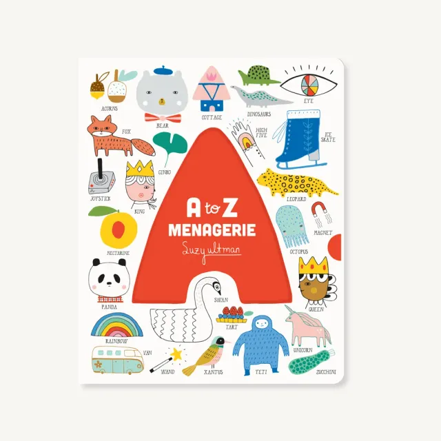 Games Room A to Z Menagerie pekbok med flikar