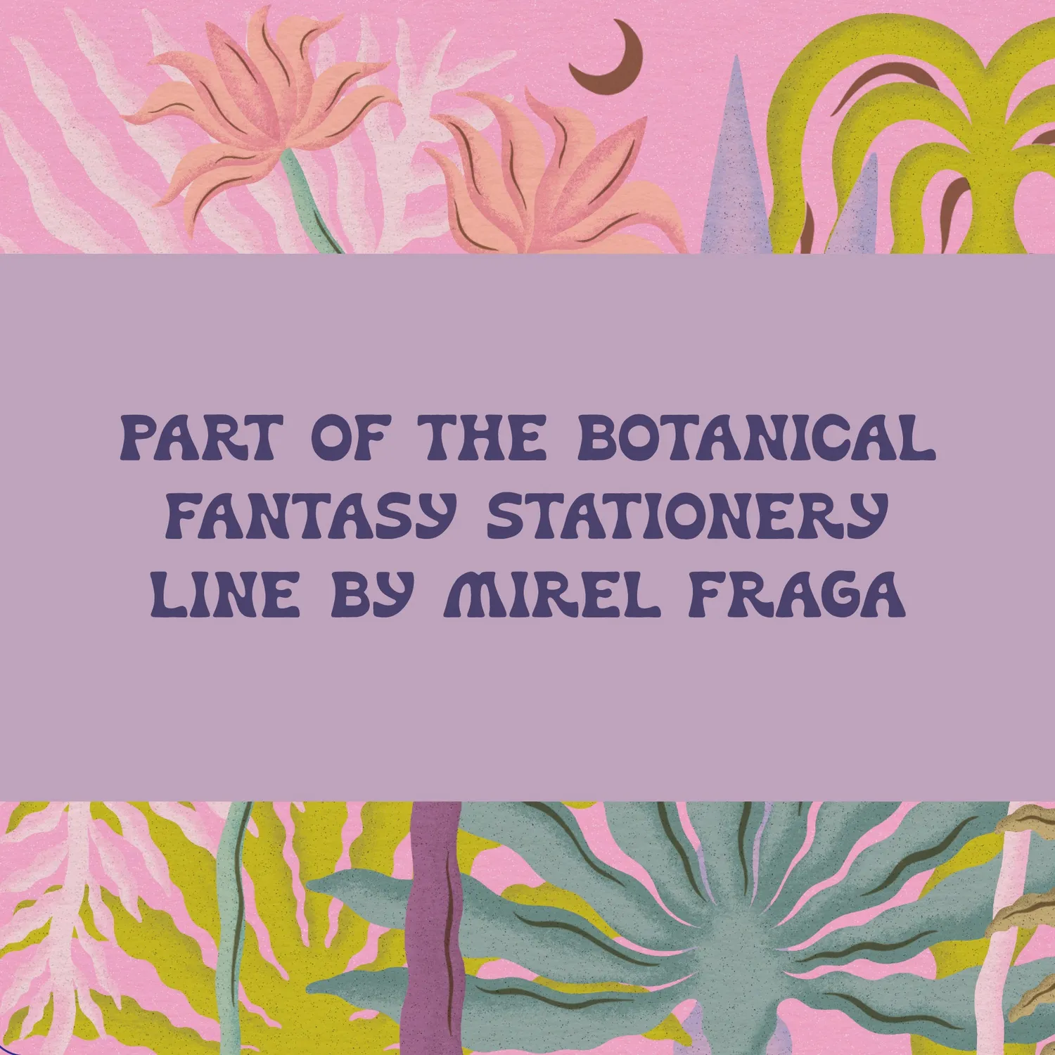 Botanical Fantasy anteckningsböcker 3-pack Mirel Fraga