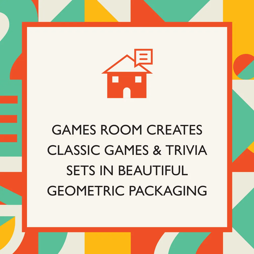 Games Room Family Game Night Gift Set frågespel 3-i-1