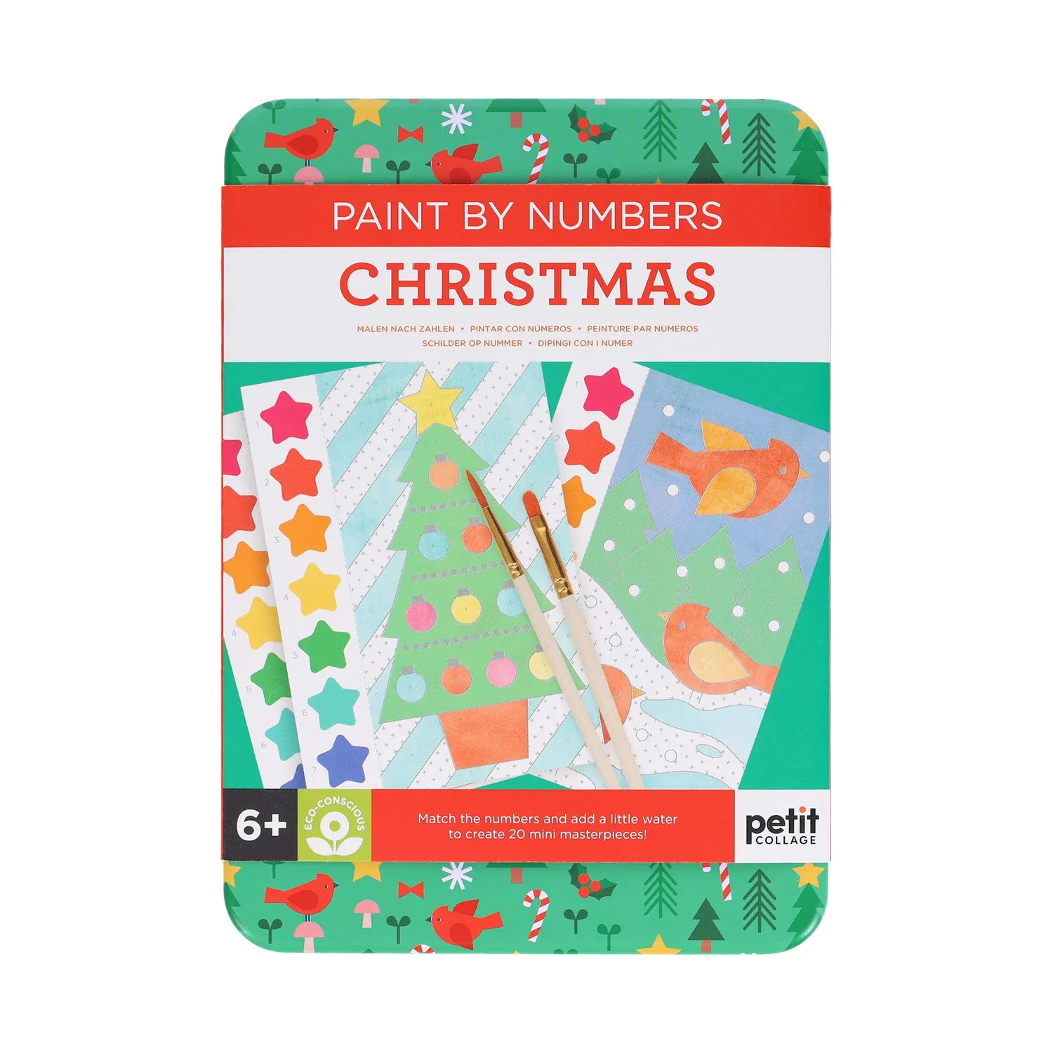 Games Room Paint by Numbers Christmas målarbok