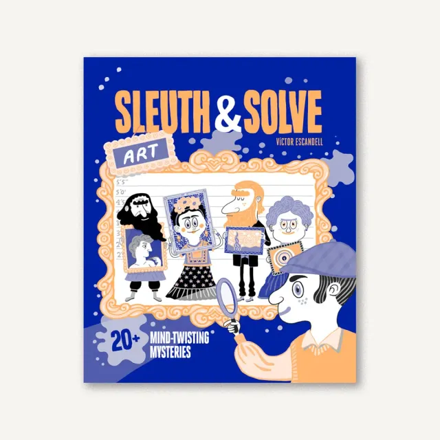 Games Room Sleuth & Solve Art pusselbok 20 mysterier