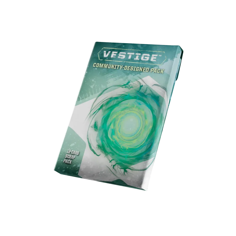 Orange Nebula Vestige Community Scrap Pack kortexpansion 12 kort