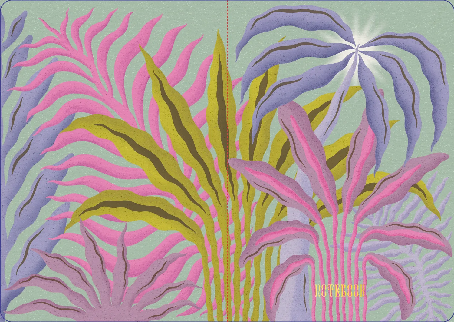 Botanical Fantasy anteckningsböcker 3-pack Mirel Fraga