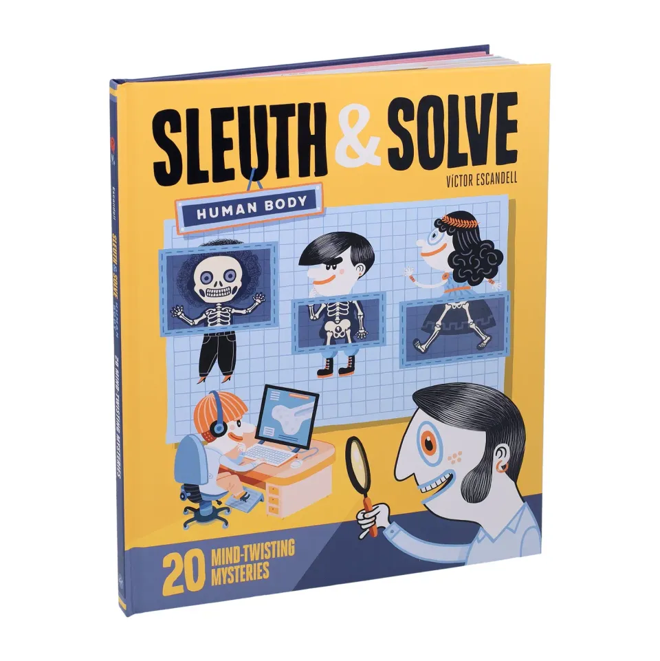 Games Room Sleuth & Solve Human Body pysselbok 20 mysterier