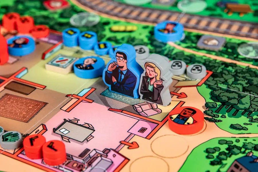 Dragon's Lair Glasgow Train Robbery brädspel 2 spelare
