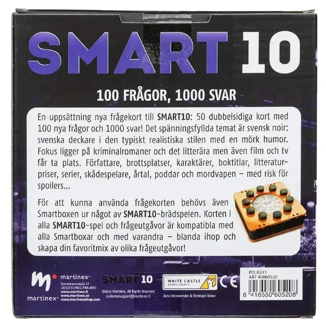 Dragon's Lair Smart10 Svensk noir frågekort 100 frågor