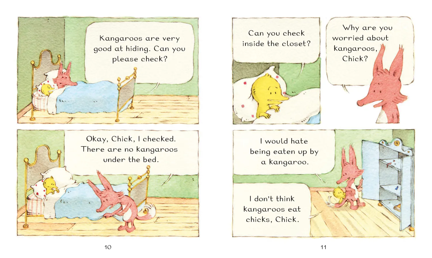 Games Room Fox & Chick Sleepover bilderbok pocket