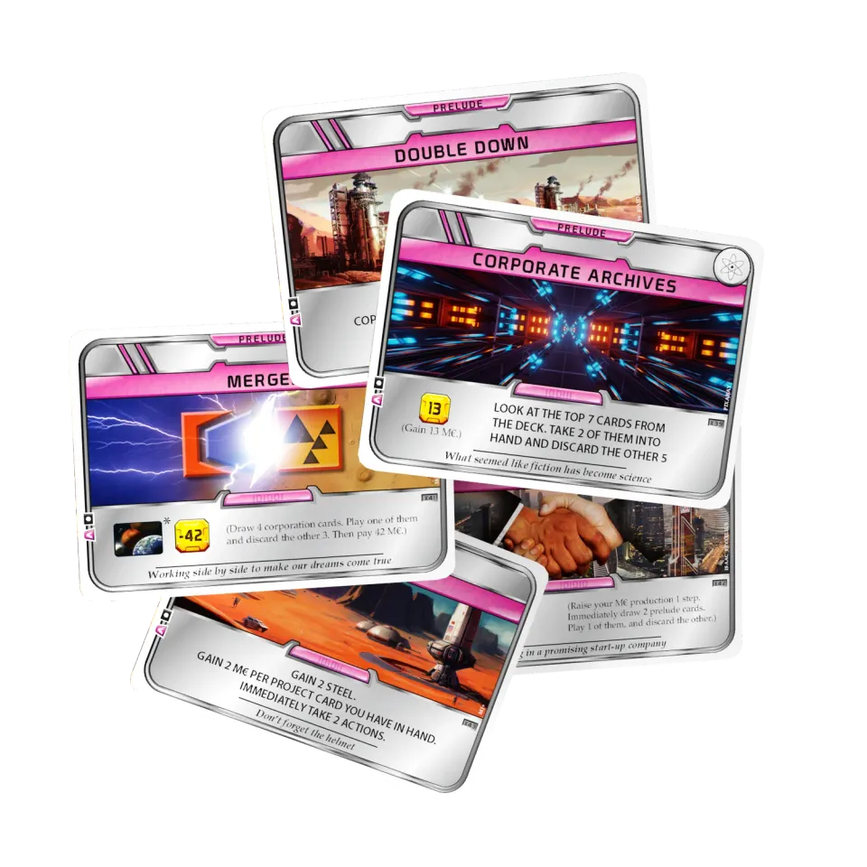 Terraforming Mars Seasonal Promo 2022 promokort 5-pack