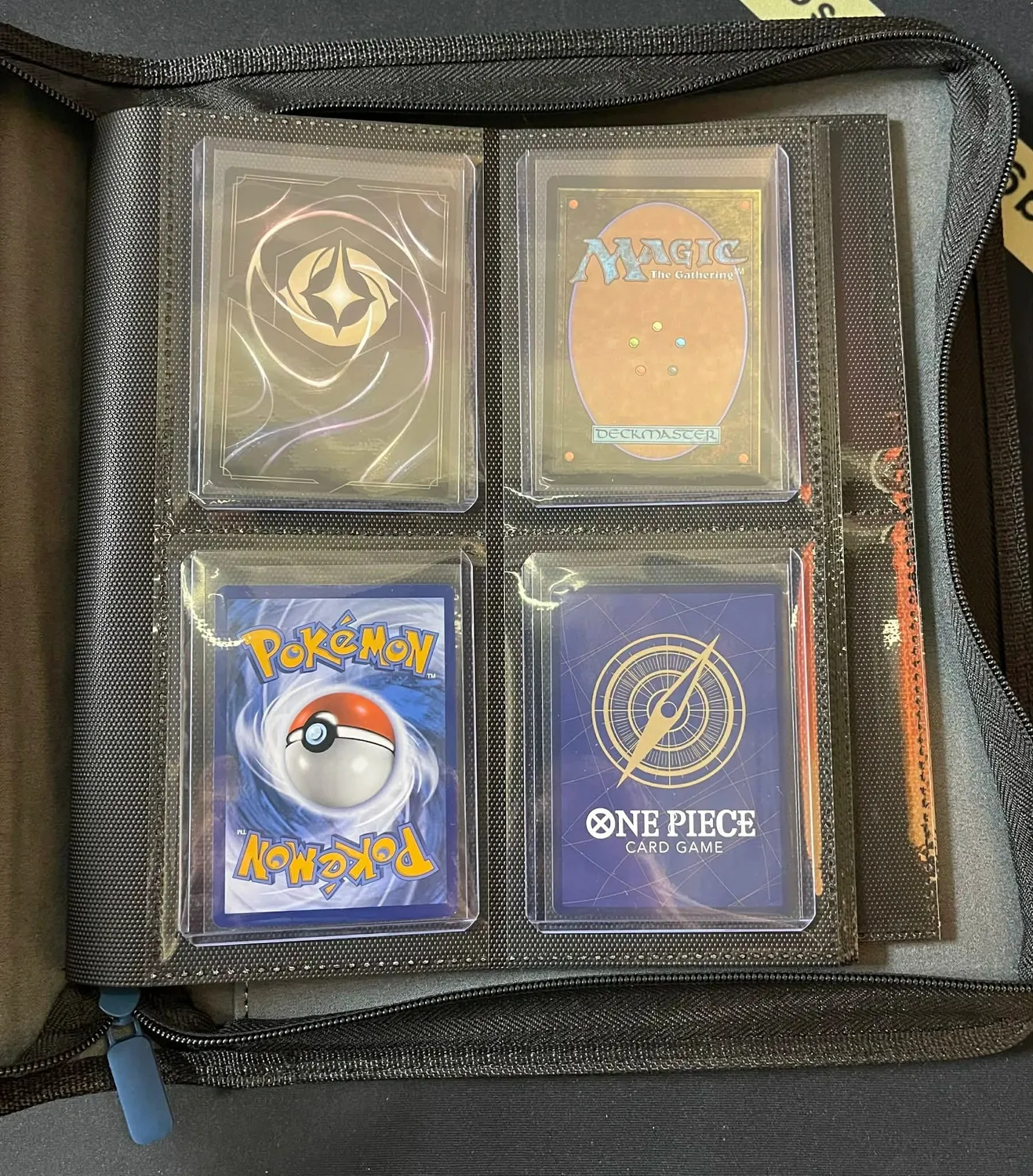 Dragon's Lair Toploader kortpärm blå 4-pocket 112 kort