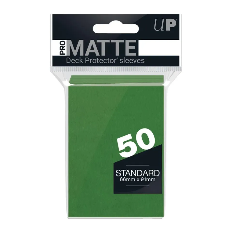 Pro-Matte Standard kortfickor grön non-glare 50-pack matt