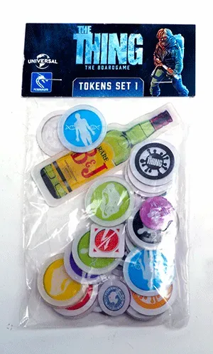Pendragon The Thing polletter plexiglas set 1