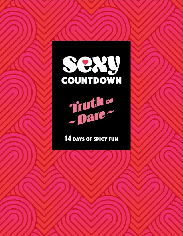 Chronicle Books Sexy Countdown Truth or Dare spel 14 kort par