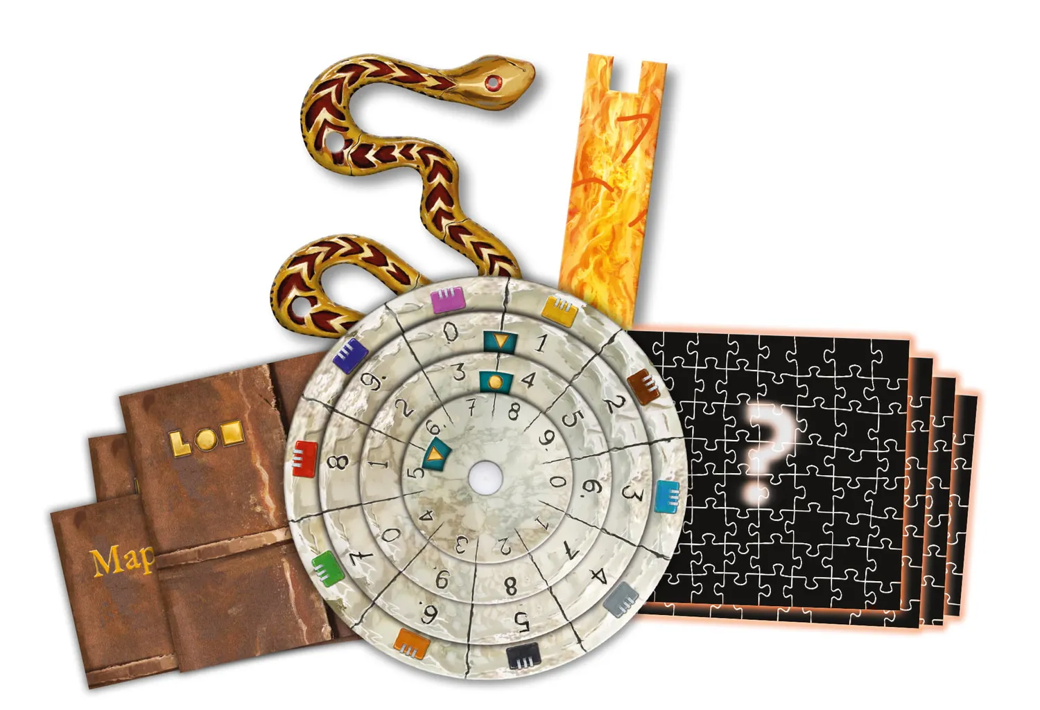Kosmos EXIT Sacred Temple escape-spel pussel nivå 4