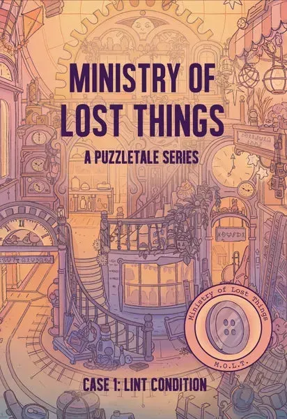 Ministry of Lost Things Case 1 Lint Condition pusselspel