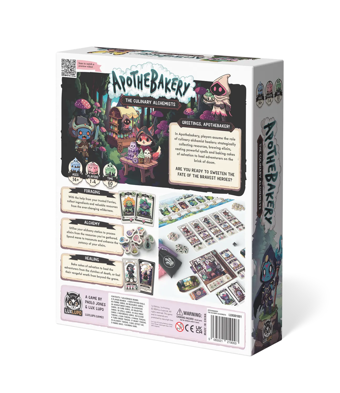 Lux Lupo Apothebakery Culinary Alchemists Deluxe brädspel strategi