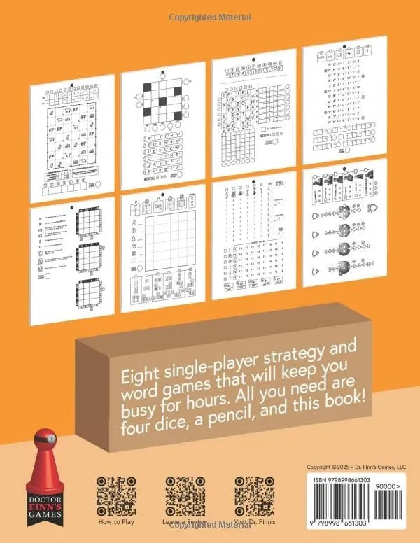 Dr. Finn's Book of Solo Strategy spelbok ordspel